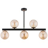  Luster na stalku TUKANE 5xE14/10W/230V crna/zlatna | Eponuda.com