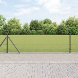 vidaXL varjena žična ograja z 13 stebri s flangingom Siva 0,5x50 m Jeklo Cene
