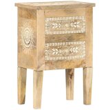 vidaXL Ručno obojeni noćni ormarić 40 x 30 x 60 cm masivno drvo manga | shoptok.hr