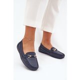 Boto Women's Perforated Moccasins With Decoration Navy Kaydance Cijene