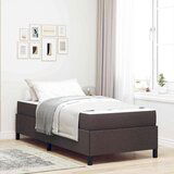Box spring krevet Smeđa i crna 90 x 190 cm Cijene