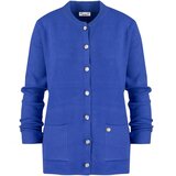 Pri Classic warm thick short cardigan sweater EMILIA decorative buttons | shoptok.hr