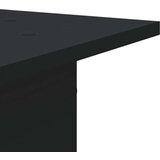 vidaXL Stojalo za rastline 2 kosa črno 30x30x95 cm inženirski les | Shoptok.si