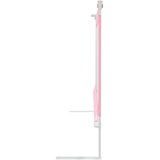 vidaXL Posteljno varovalo za malčke roza 150x25 cm blago | Shoptok.si