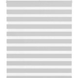 vidaXL zebra senčilo svetlo sivo 130x100 cm tkanina širina 125,9 cm | Shoptok.si