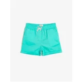 Koton Shorts - Turquoise - Normal Waist