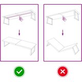  Zidna polica tamnosmeđa 180x60x(2-4) cm od obrađene hrastovine | shoptok.hr