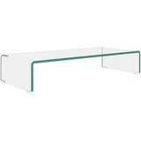 The Living Store Stojalo za TV / ekran stekleno prozorno 70x30x13 cm - TV Stojalo, (21493912) | Shoptok.si