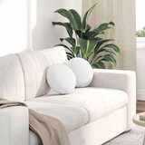  Jastučići za sjedenje 2 pcs Bijelo Ø30 x 13 cm tkanina | shoptok.hr