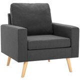  Sedežna garnitura 2-delna blago temno siva | Shoptok.si