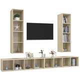 TV Zidni ormarići 4 kom boja hrasta sonome od iverice | shoptok.hr