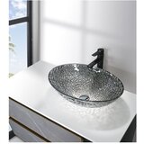 Sapho Crni stakleni umivaonik 50x36 cm Purus – | shoptok.hr