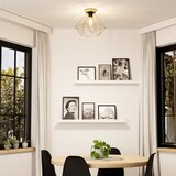 Eglo Tarbes plafonjera E27, 32,5 cm, brušeni mesing, 43678 | shoptok.hr