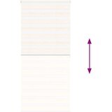 vidaXL Zavjesa zebra 100x200 cm širina tkanine 95,9 cm poliester | shoptok.hr