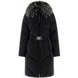 Guess Puhovke ALIENOR LONG BELTED PUFFER W5BL33 WG092 Črna Cene