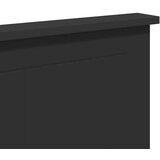  Uzglavlje s uzglavljem Crni hrast 120 cm Konstruirano drvo | shoptok.hr