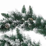  Božićna girlanda s LED svjetlima zelena 5,2 m PVC | shoptok.hr