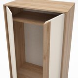 Marckeric Krem/u prirodnoj boji ormar u dekoru hrasta 90x180x53 cm Dennis – | shoptok.hr