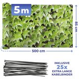Maximex Zelen plastičen balkonski zastor 500x85 cm Wilder Wein – | Shoptok.si