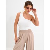 Sinsay Plisirane hlače širokih nogavica | shoptok.hr