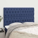  Uzglavlja 4 kom plavi 72x7x78/88 cm od tkanine Cijene