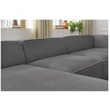 Bobochic Paris Tamno siva kutna garnitura od samta (s desnim kutom/u obliku slova "U") Megeve – | shoptok.hr