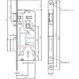 Titan Usadna brava (Standard 40/90 mm, Smjer otvaranja: Lijevo/desno, ključ za bravu) | shoptok.hr