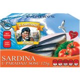 Il Capitano Sardine u paradajz sosu, 125g Cene