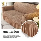HOMEMATES Retro Pokrivač za dvosede i kauče od 145cm do 185cm - Braon | Eponuda.com