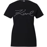 Karl Lagerfeld Majica crna / prozirna