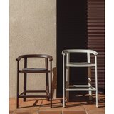 Kave Home Smeđa vrtna barska stolica od masivnog drveta Erice – | shoptok.hr
