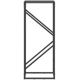  Stalak za drva crni 40x25x100 cm hladno valjani čelik | shoptok.hr