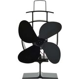 vidaXL ventilator za peć na toplinski pogon s 4 lopatice crni | shoptok.hr