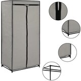 The Living Store Garderobna omara 75x50x160 cm siva - Garderobna Omara, (21434355) Cene