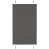 vidaXL Plisirana žaluzija črna 70x100 cm Širina tkanine 69,4 cm Cene