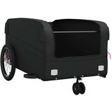 vidaXL Prikolica za bicikl crna 45 kg željezna | shoptok.hr