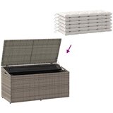 Vrtna kutija za pohranu siva 110x50x58 cm poli ratan | Eponuda.com