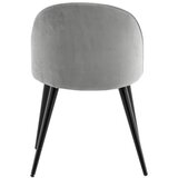 Venture Home Velvet blagovaonska stolica, siva, set od 2 | shoptok.hr