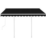  Automatska tenda na uvlačenje sa stupovima 3 x 2 5 m antracit | shoptok.hr