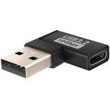 LINQ Adapter USB-C na USB-A moški pod kotom desno za polnjenje in prenos 10Gbps, Črna, (5000220163) Cene