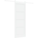 vidaXL Klizna vrata bijela 78x211 cm čvrst bor, Unutarnja vrata 'ORKDAL'bijela 78x211x4 cm čvrst bor | shoptok.hr