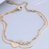 Narukvica za nogu LO-20780 - Zlatna KP20780 | Shoptok.si