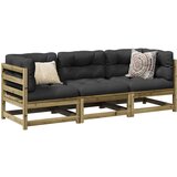 vidaXL 3-dijelni set vrtnih sofa s jastucima od impregnirane borovine Cijene