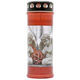 Premium Nagrobna sveča z motivom ILKOS PREMIUM (čas gorenja: 7 dni, motiv: angela s krili) u