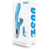 Zenn Vibrator Rabbit Sucking Flap Blue | Shoptok.si