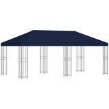 Paviljon s bočnim stranama 6 x 3 m Plava Poliester i čelik 190 | shoptok.hr