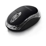Miš wireless HARRIER 3D, 2.4GHz, optical, 3-button, black, 1200 dpi, XM105K