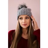 Kesi Cap with fleece Warkocz K226 dark gray | Shoptok.si