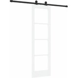  Klizna vrata ORKDAL 61 x 198,5 cm Masivna borovina i staklo | shoptok.hr