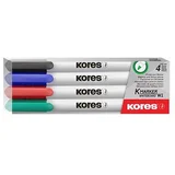 Marker za belo tablo, komplet, tanki 4 kos
